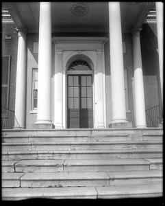 Baltimore, Maryland, Charles Carroll estate, exterior detail, porch