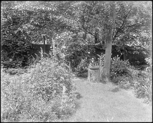 Salem, 26 Chestnut Street, views, garden, Humphrey Devereux, later Simpson estate