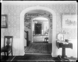 Salem, 2 Cedar Street, George A. Morrill house, first floor, interior