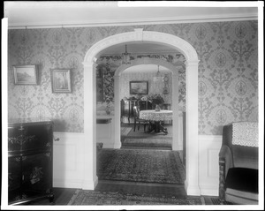 Salem, 2 Cedar Street, George A. Morrill house, interior