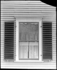 Salem, 93 Federal Street, William R. Colby house, interior detail, window