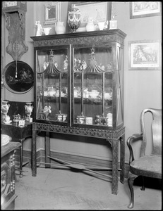Objects, furniture, Chippendale style cabinet