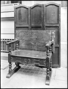 Objects, Jacobean settee and table