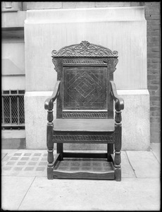 Objects, furniture, Jacobean chair