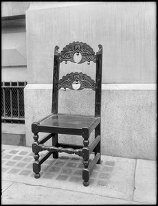 Objects, furniture, Jacobean chair