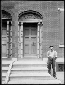 Philadelphia, Pennsylvania, exterior detail, door, unknown house