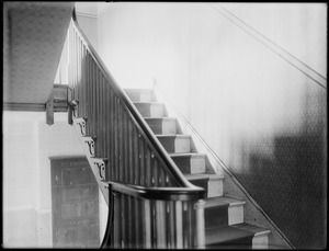 Philadelphia, Pennsylvania, interior detail, stairway, unknown house
