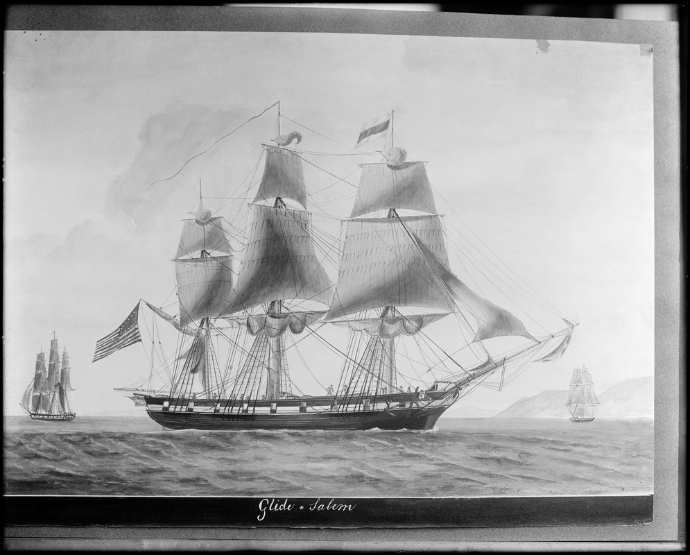 Shipping, Ship Glide of Salem, built 1811 for Joseph Peabody - Digital ...