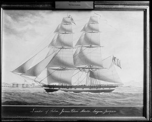 Shipping, brig Leander, 1821