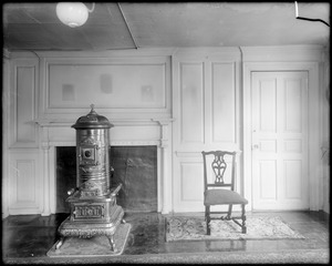 Salem, 94 Federal Street, interior detail, mantel, unknown house