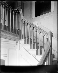 Beverly, 115 Cabot Street, George Cabot house, interior detail, stairway