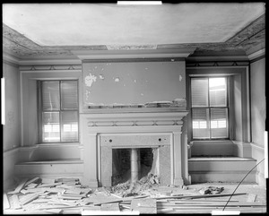Beverly, 115 Cabot Street, George Cabot house, interior detail, mantel