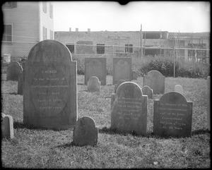 Salem, Charter Street, monuments, burying ground, gravestones, Crowninshield family