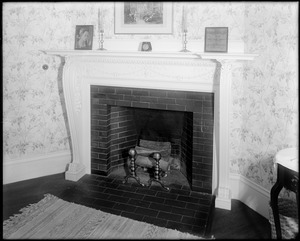 Wenham, Randolph B. Dodge house, interior detail, mantel, north east chamber