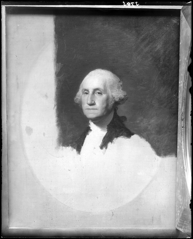 Boston, Portrait, George Washington by Gilbert Stuart at Museum of Fine Arts