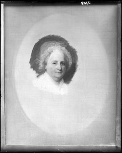 Boston, Portrait, Martha Washington, by Gilbert Stuart at Museum of Fine Arts