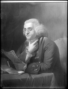 Portrait, Benjamin Franklin by George Etter