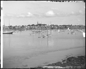 View across Marblehead Harbor from Marblehead Neck
