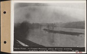 Ware River, flooded meadows above Whipple's Crossing, Palmer, Mass., 12:00 PM, Mar. 13, 1936