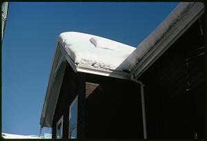 Snow-covered roof
