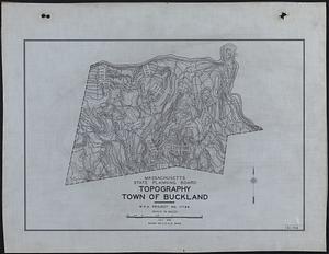 Topography Town of Buckland