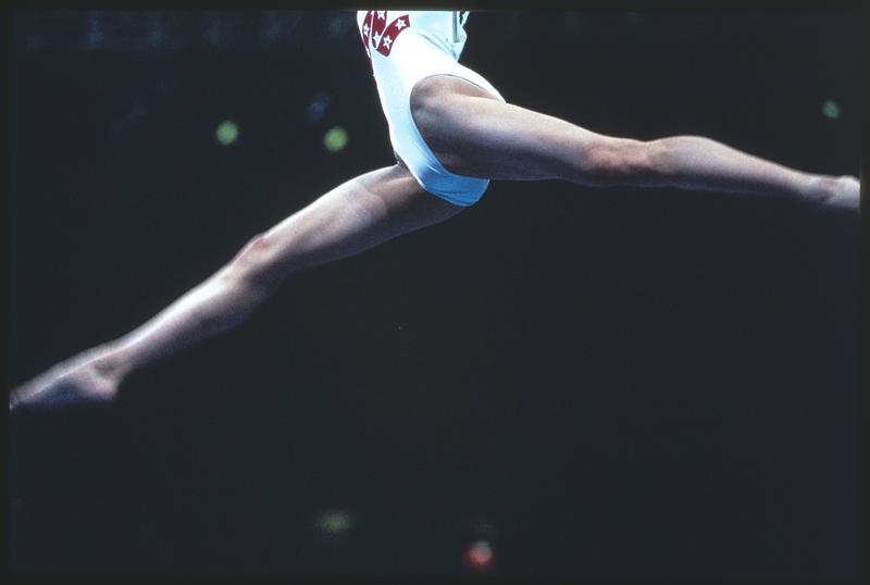 Women's Olympic gymnastic trials, Boston Garden