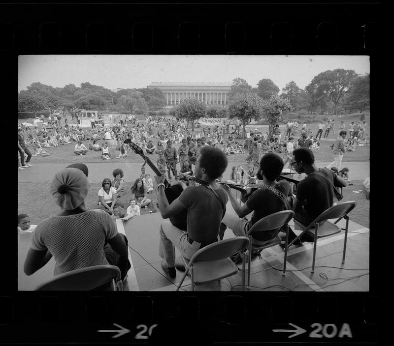 Fenway summer concert (note MFA), Boston Digital Commonwealth