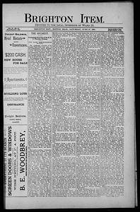 The Brighton Item, June 27, 1891