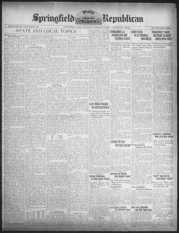 Springfield Weekly Republican - Digital Commonwealth