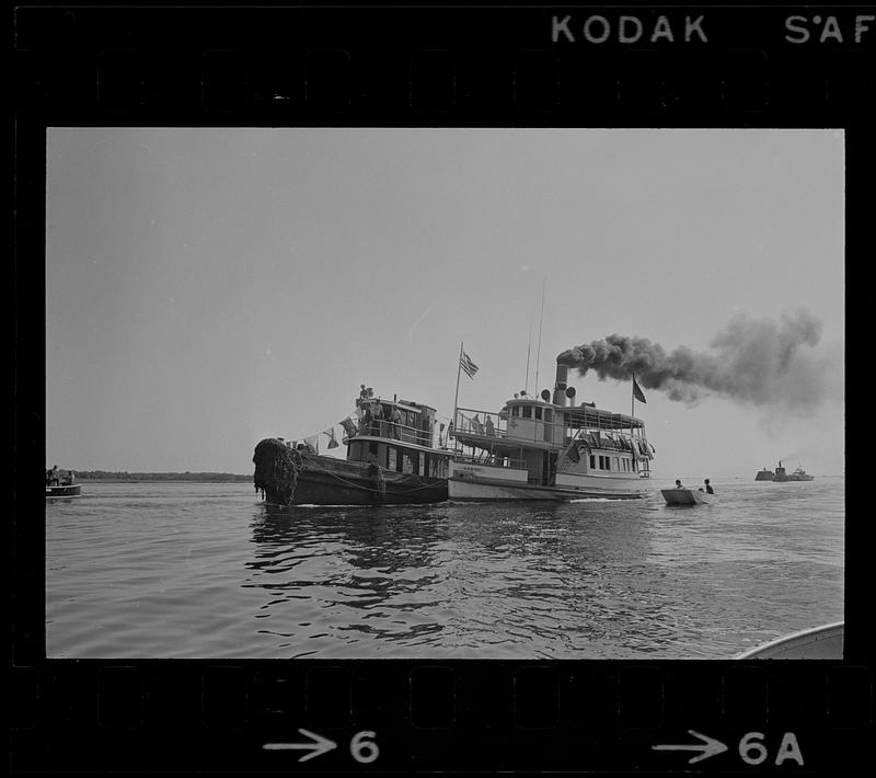 Steamship Sabino launch day