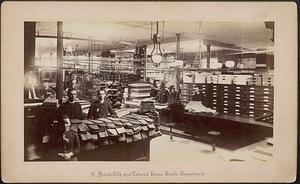 9. Prints, Silk and Colored Dress Goods Department. Almy, Bigelow & Washburn