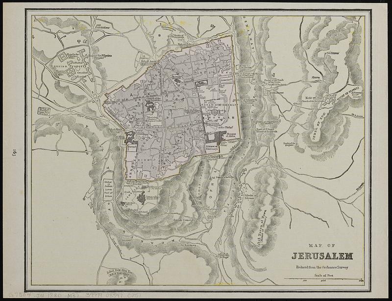 Map of Jerusalem : reduced from the Ordnance Survey ; Smyrna ; the Maltese Islands