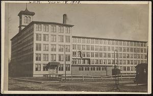 Pepperell Shoe Factory, burned March 19, 1903