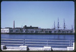 Looking towards Bunker Hill Monument, Massachusetts Port Authority building and USS Constitution, Charlestown