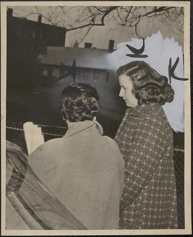 Jail matron Mrs. Sarah MacDonald, Mrs. Loretta Demers