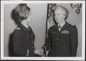 Local girl greets WAC director
