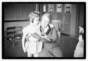 Mabel Adams, principal of Horace Mann School