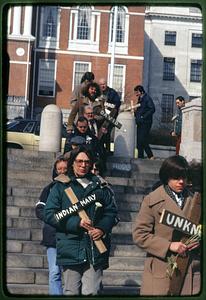 Boston - Boston Common: Rally for homeless who died in the city 1982