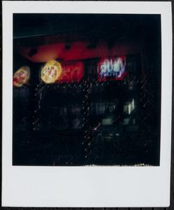 Neon signs at night