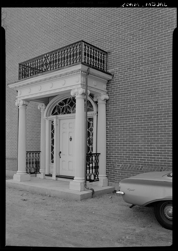 Essex Institute doorway, Salem, Mass.