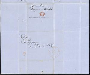 John Winn to George Coffin, 22 July 1850