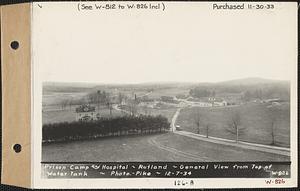 Prison Camp and Hospital, general view from top of water tank, Rutland, Mass., Dec. 7, 1934