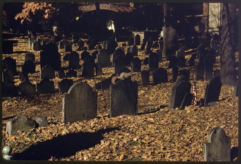 Gravestones, cemetery