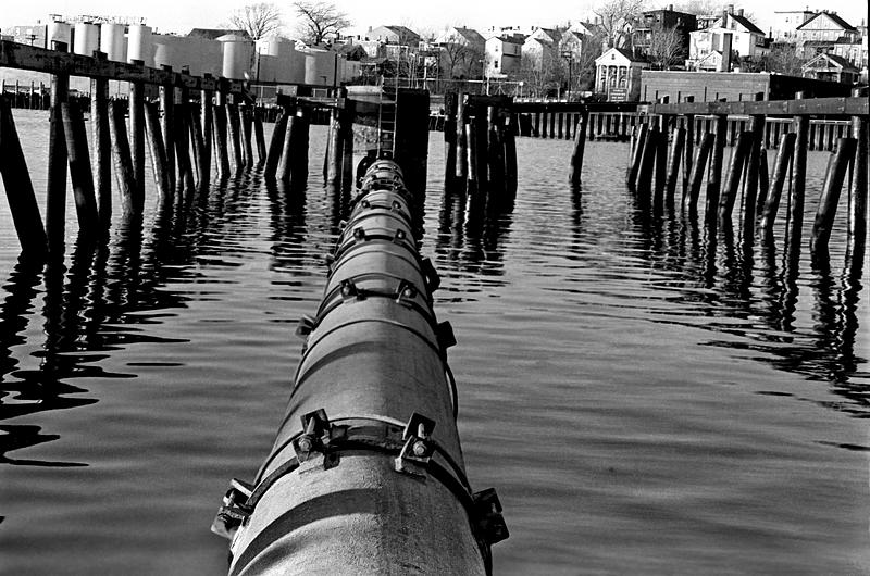 Sewage overflow pipe, Chelsea Creek