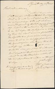 Herring Pond and Black Ground Accounts and Correspondence, 1821