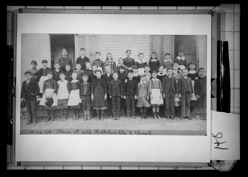 Class at old Felchville School