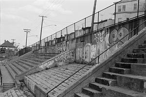 Playground seating East Boston