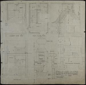 Details of stairs in tower