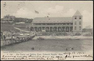 The Casino and Bathing Place, Falmouth Heights, Mass.