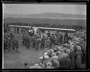 Lindy arrives at East Boston Airport